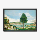 Jurgan Frederick Huge - Composite Harbor Scene with Castle - Poster